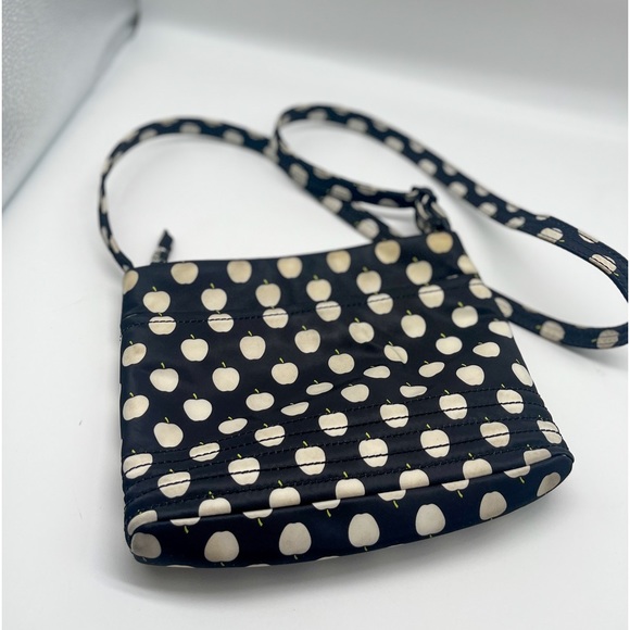 kate spade Crossbody Black and White Polka Dot Nylon Bag - Picture 2 of 6